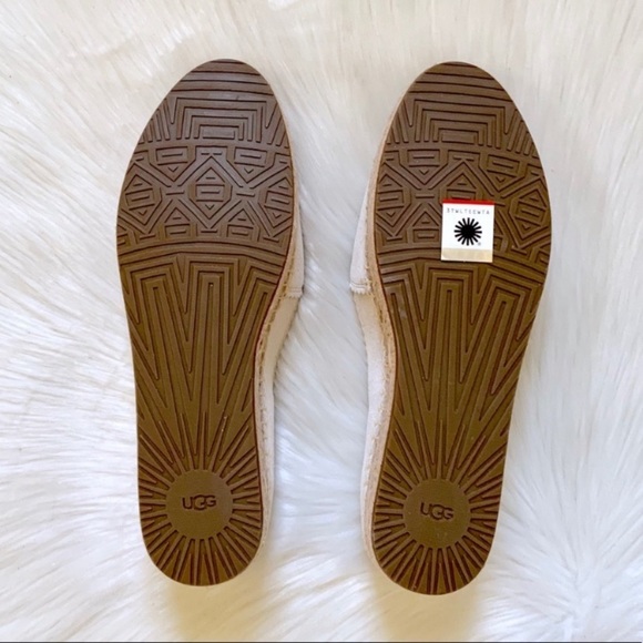 UGG Jasmine Suede Heidi Perforated Espadrille Flat - Picture 6 of 6